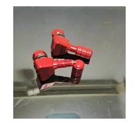 Boulon Moto Noyau Valve À Vis En Alliage D'aluminium Triangle Modifié Pour DIO Pour Moto NVX Usage Général(Red)
