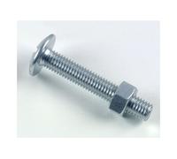 Boulon poêlier LENNIE tête ronde large - Ø10x50 - boite de 50 - BRL1005002B