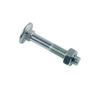 Boulon poêlier LENNIE tête ronde large - Ø8x100 - boite de 100 - BRL0810002B