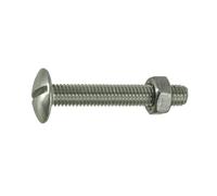 Boulon poêlier - VYNEX - 403433 - Inox A2 - Ø6 mm - L50 mm (lot 6)