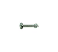 Boulon poelier VYNEX Inox A2 6x40 mm tête bombée - Lot de 7