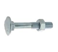Boulon pour bois à tête ronde collet carré Japy classe 4.8 DIN 603/555 7X60 boîte de 100 - ULTIMA - 80407060