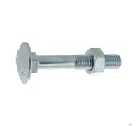 Boulon pour bois à tête ronde collet carré Japy classe 4.8 DIN 603/555 8X90 boîte de 100 - ULTIMA - 80408090 Noir G