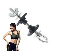 Boulon Pour Les Yeux Lourds - Boulon D'œil Fileté En Acier Inoxydable Avec Écrous | Attachement Du Support Mural Et De Plancher | Idéal Pour L'équipement D'exercice, Les Aliments Mécaniques, Le Gymnas