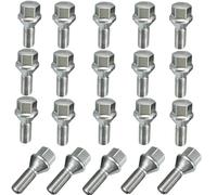 boulon roue Compatible avec 3 Series pour E21 E30 E36 1995-2012 Boulons de roue de voiture Écrou M12x1,5(20pcs)