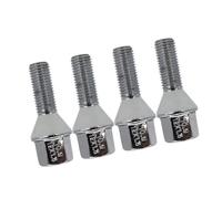 boulon roue Compatible avec VW pour Golf 1993-1998 voiture M12 × 1.5 goujons de roue boulons de cosse argent 28mm outil de pièces de camion