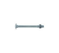 GFD Boulon tête ronde à collet carré AZ 4.8 Ø5 x 30 mm - Boîte 500 - 5015030