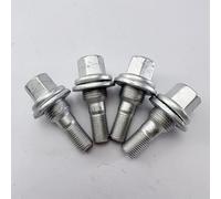 boulon verrouillage moyeu Compatible Avec Peugeot 206 208 301 307 308 407 408 Écrous roue en alliage Boulons roue voiture Vis Écrous roue Ensemble Boulons roue voiture M12x1,25(A set(4 pcs))