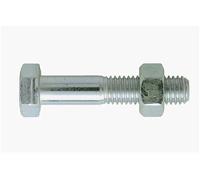 Boulon VISWOOD Tête hexagonale - Ecrou hexagonal acier zingué blanc - 988