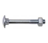 Boulon VISWOOD Tête ronde collet caré - AZ 4.8 - Ø10 x 200 mm - Boite de 25 - 50110200 G