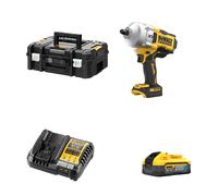 Boulonneuse 18V 1/2" DCF961NT-XJ + 1 batterie 18V 5 Ah POWERSTACK + 1 chargeur DCB1104-QW DEWALT