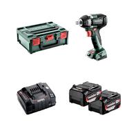 Boulonneuse 18V SSW 18 LT 300 BL + 2 batteries 18V 5,2 Ah + 1 chargeur ASC 145 METABO