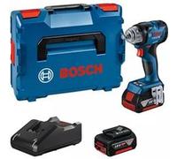 Boulonneuse à choc 18V GDS 18V-330 HC + 2 batteries GBA 5Ah + chargeur en coffret L-BOXX - BOSCH - 06019L5003 G