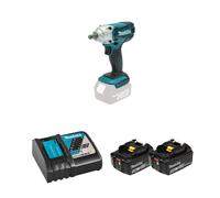 Boulonneuse à chocs 1/2" 18V 190 Nm DTW190Z + 2 batteries BL1850B 18V 5 Ah + 1 chargeur rapide DC18RC MAKITA