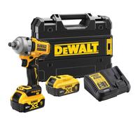 DeWalt Boulonneuse à chocs compacte XR 18V Brushless DCF891P2T-QW 2x5.0Ah chargeur multi-tension