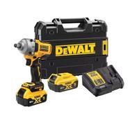 Boulonneuse à chocs 1/2' compacte XR 18V brushless - DEWALT - avec 2 batteries 18V 5.0Ah - chargeur - coffret - DCF892P2T-QW