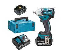 Boulonneuse à chocs 18 V LXT 330 Nm MAKITA - avec 2 batteries 5Ah - chargeur - MAKPAC - DTW301RTJ
