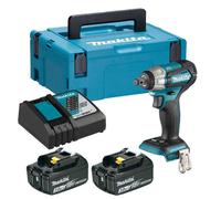Boulonneuse à chocs 180 Nm Brushless 2x3Ah 18V LXT ® MAKITA DTW181RFJ en MAKPAC