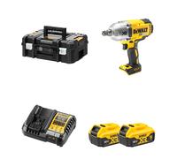 Boulonneuse à chocs 18V 1/2" DCF899NT-XJ + 2 batteries 18V 5 Ah + 1 chargeur DCB1104-QW DEWALT