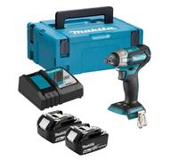 Boulonneuse 1/2" 210Nm sur accu LXT 18V + 2x BL1850 + 1x DC18RC + Makpac - DTW181RTJ