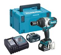 Makita DTW1001RTJ - Set clé à choc Li-Ion 18V (2x batterie 5,0Ah) dans MAKPAC - 1050Nm - 3/4" - moteur brushless