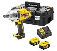 Boulonneuse à chocs 18V XR + 2 batteries 5 Ah + chargeur en coffret T-STAK - DEWALT - DCF899P2-QW G