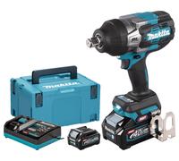 Boulonneuse à chocs 40 V + 2 batteries 2,5 Ah + chargeur rapide + coffret MAKPAC MAKITA TW001GD201