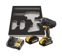 Boulonneuse à chocs DEWALT XR 18V - 1/2' - 2 batteries 5.0 Ah Powerstack - DCF961H2G-QW