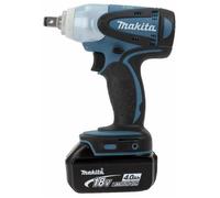 Boulonneuse à chocs Li-Ion 18V 4Ah 230Nm + 2 batteries 4Ah + chargeur rapide + clip ceinture + MakPac