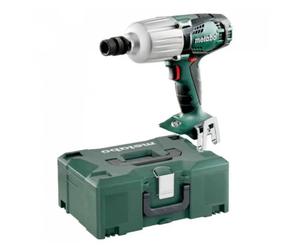 Boulonneuse à chocs METABO 18V 600Nm + coffret METALOC SSW 18 LTX 600 (sans batterie)