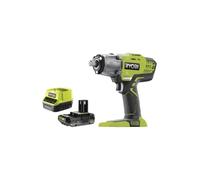 Pack RYOBI Boulonneuse à chocs R18IW3-0 - 18V OnePlus - 1 Batterie 2.0Ah - 1 Chargeur rapide