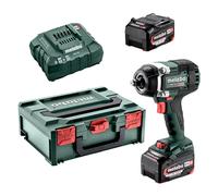 Boulonneuse à chocs sans fil METABO SSW 18 LTX 800 BL 2 x 5,2 Ah en coffret