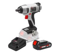 Boulonneuse à chocs - X-PERFORMER - 20V - 180 Nm - Batterie 2Ah - Chargeur rapide 1H