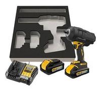 Boulonneuse à chocs XR 18V - 1/2' - DEWALT - avec 2 batteries 18V 5.0Ah - chargeur - mousse pour servante - DCF961H2G-QW G