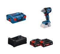 Boulonneuse GDS 18V-330 HC + 2 Batteries EXPERT 4 Ah + 1 Chargeur GAL 12V/18V-80 BOSCH