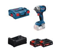 Boulonneuse GDS 18V-350 + 2 Batteries EXPERT 4 Ah + 1 Chargeur GAL 12V/18V-80 BOSCH