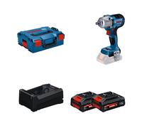 Boulonneuse GDS 18V-450 HC + 2 Batteries EXPERT 4 Ah + 1 Chargeur GAL 12V/18V-80 BOSCH