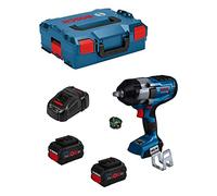 Boulonneuse sans-fil Bosch Professional BITURBO GDS 18V-1000 C (couple de serr. 1 000 Nm, couple de desserr. 1 600 Nm, 2 batt. ProCORE18V 8.0Ah, chargeur rapide GAL 1880 CV, dans L-BOXX)