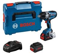 Boulonneuse sans-fil GDS 18V-1050 H (machine complète) avec 2 batteries 5,5 Ah en coffret L-BOXX - BOSCH - 06019J8503
