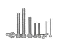 Boulons à douille hexagonale M2 en acier inoxydable 304, vis d'extension 2mm x 3 4 5 6 8 10 12 14 16 18 20 22 25 28 30 32 35 38 40 45 50mm, 50 pièces(M2X20mm 50pcs)