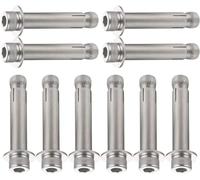 Boulons à expansion, 3 pièces, vis boulon d'expansion de matériel bricolage-304 d'extension d'acier inoxydable for les attaches Construction(M8x100)