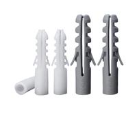 Boulons à expansion en plastique M4 M5 M6 M8 M10 M12 M14 Gary tuyau d'expansion en plastique blanc au mur goupille de boulon de bouchon de tigre(M12x58-20pcs)