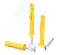 Boulons à expansion en plastique Vis autoperceuse avec jeu d'ancrages muraux, ancre for cloisons sèches, boulon d'expansion, colonne de tuyau M3 .5 M4 .2 M5 M6 M8M10(220pcs)
