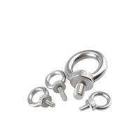 Boulons à œil de levage, Boulons à œil de levage marins en acier inoxydable 304, M3 M4 M5 M6 M8 10-200mm(25mm-1pcs,M4)