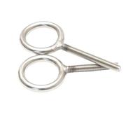 Boulons à œil en acier inoxydable, 2 pièces, anneau de levage fermé fileté M8 for suspension robuste(90mmxM8x90mm)