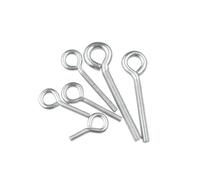 Boulons à œil en acier inoxydable 304 - Crochets à œil tournés durables for levage M3-M10, antirouille et résistants à la corrosion(20 M3 x 20mm)