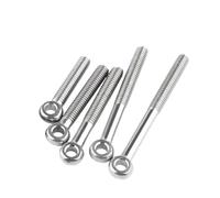 Boulons à œil M5-M16 en acier inoxydable 304, boulon à joint mobile, vis à anneau, 1 à 30 pièces(M10x55-6PCS)