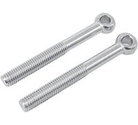 Boulons à œil robustes, 2 pièces M12 en acier inoxydable, boulons de levage à épaulement for machines, for rénovation domiciliaire, fixations de vannes à guillotine(M12x110mm)