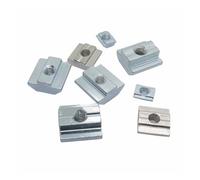 Boulons à rainure en T en acier au carbone, Écrous en T M3-M10 for profils aluminium 2020 - 4545, acier au carbone, 10/50 pièces(45-M5 10pcs)