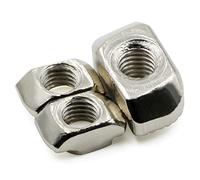 Boulons à rainure en T, lot de 100 for écrous coulissants série 20, tête marteau for connecteur fixation enfoncer dans l'écrou for profilé aluminium(M4)